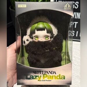 SkullPanda - Lazy Panda Plush Doll Pendant